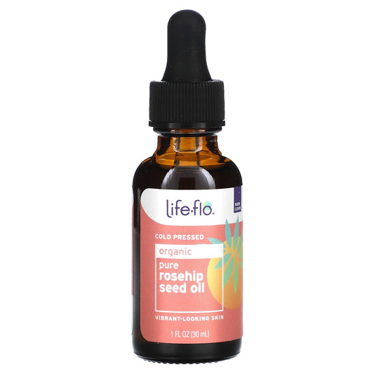 Life-flo-Organic Pure Rosehip Seed Oil-1 fl oz (30 ml)