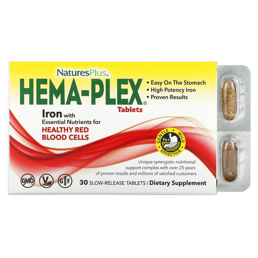 NaturesPlus-Hema-Plex-30 Slow-Release Tablets