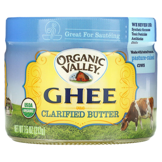 Organic Valley-Ghee Clarified Butter-7.5 oz (212 g)