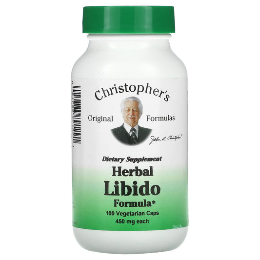 Christopher's Original Formulas-Herbal Libido Formula-450 mg-100 Vegetarian Caps