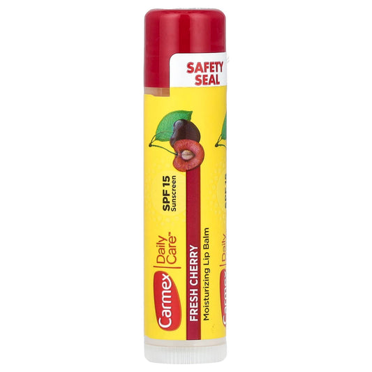Carmex-Daily Care-Moisturizing Lip Balm-SPF 15-Fresh Cherry-0.15 oz (4.25 g)