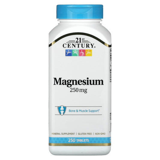 21st Century-Magnesium-250 mg-250 Tablets