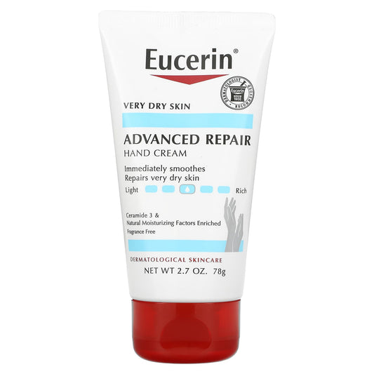 Eucerin-Advanced Repair Hand Creme-Fragrance Free-2.7 oz (78 g)