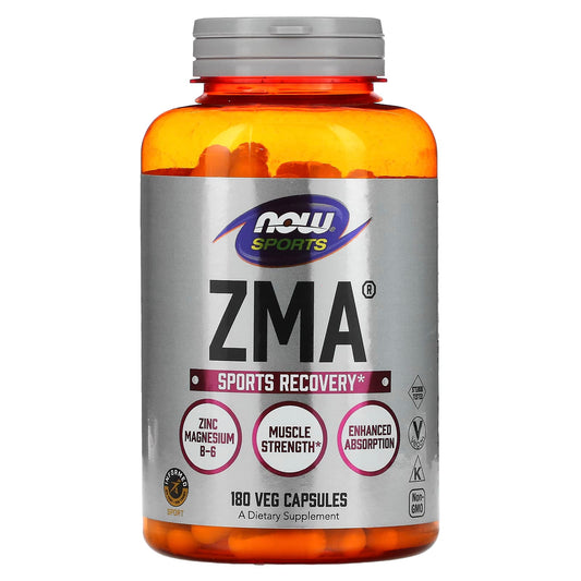NOW Foods-Sports-ZMA-Sports Recovery-180 Veg Capsules