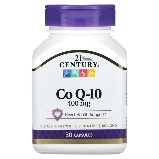 21st Century-Co Q-10-400 mg-30 Capsules