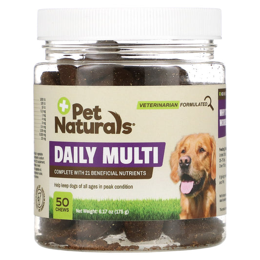 Pet Naturals-Daily Multi-For Dogs-50 Chews-6.17 oz (175 g)