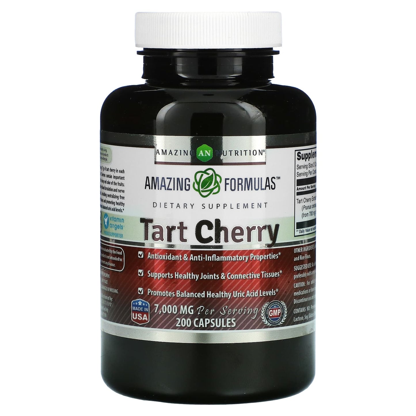 Amazing Nutrition-Tart Cherry-7,000 mg-200 Capsules (3,500 mg per Capsule)