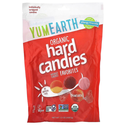 YumEarth-Organic Hard Candies-Favorites-13 oz (368.5 g)