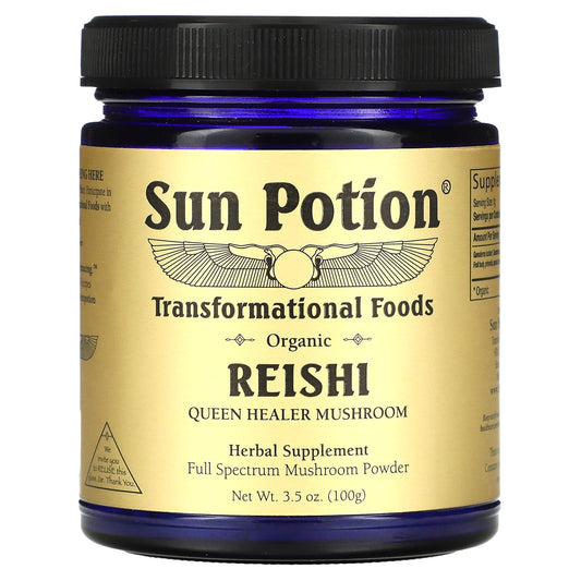 Sun Potion-Organic Reishi-Queen Healer Mushroom-3.5 oz (100 g)