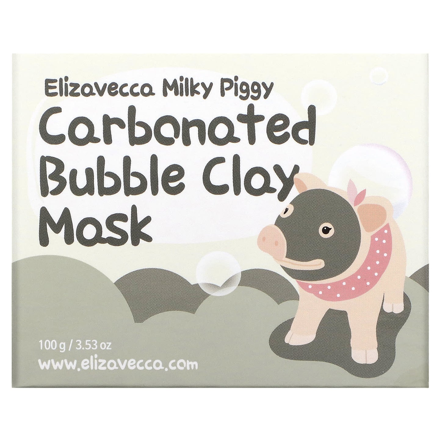 Elizavecca, Milky Piggy, Carbonated Bubble Clay Beauty Mask, 3.53 oz (100 g)
