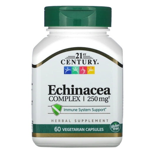 21st Century-Echinacea Complex-250 mg-60 Vegetarian Capsules (125 mg per Capsule)