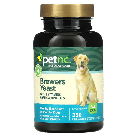 petnc NATURAL CARE-Brewers Yeast-All Dogs-Liver -250 Chewables