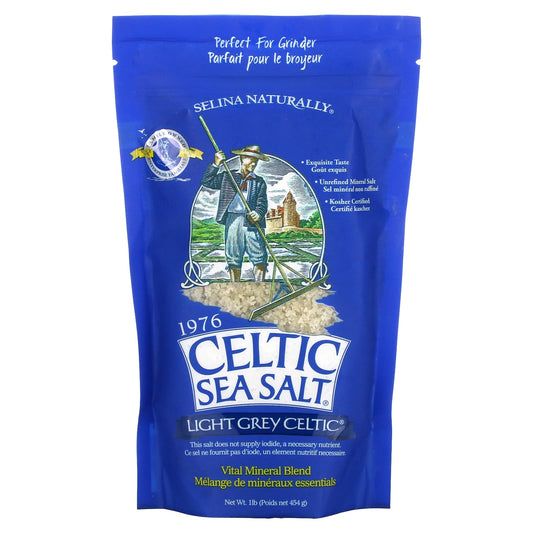Celtic Sea Salt-Light Grey Celtic-Vital Mineral Blend-1 lb (454 g)