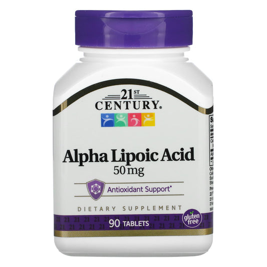 21st Century-Alpha Lipoic Acid-50 mg-90 Tablets