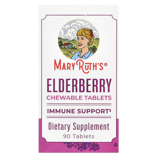 MaryRuth's-Elderberry Chewable Tablets-90 Tablets