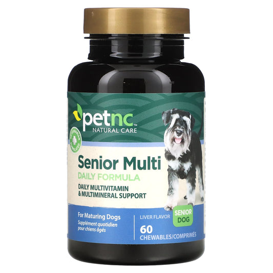 petnc NATURAL CARE-Senior Multi Daily Formula-Senior Dog-Liver-60 Chewables