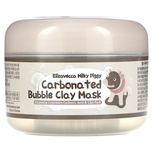 Elizavecca-Milky Piggy-Carbonated Bubble Clay Beauty Mask-3.53 oz (100 g)