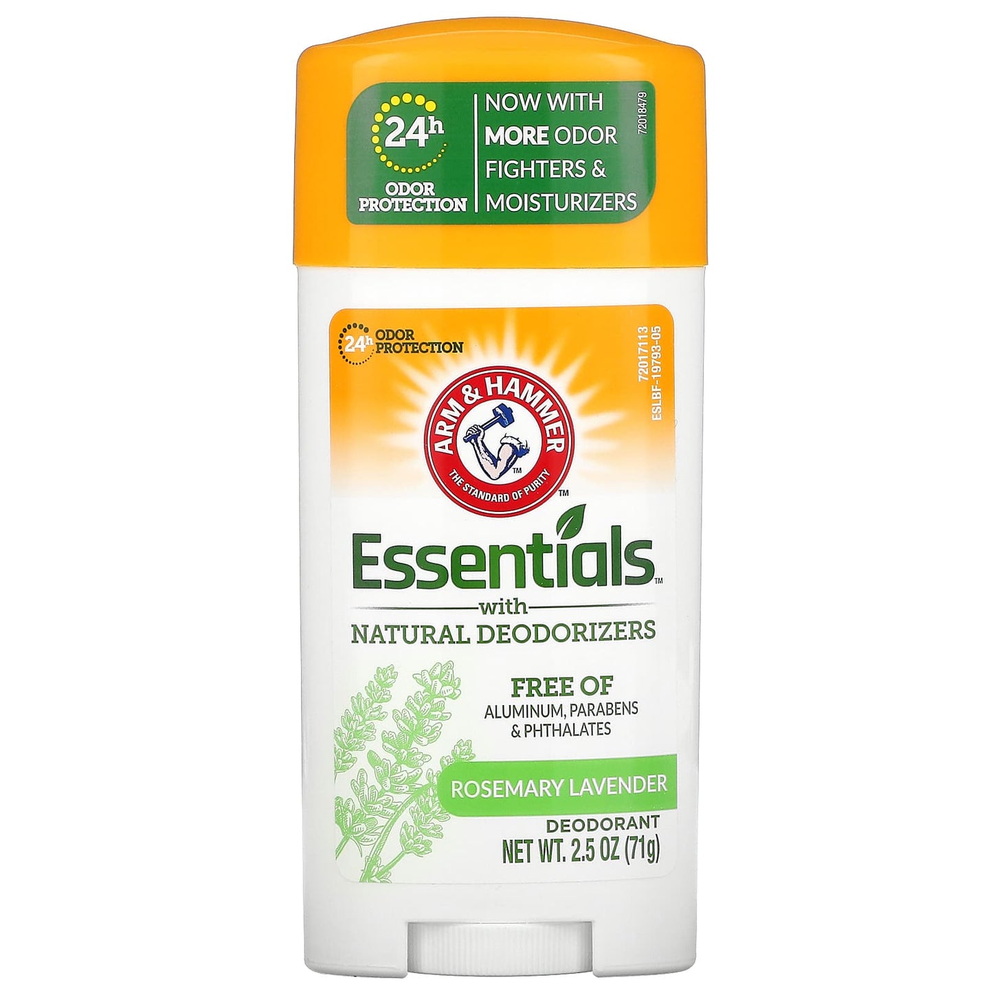 Arm & Hammer-Essentials with Natural Deodorizers-Deodorant-Rosemary Lavender-2.5 oz (71 g)