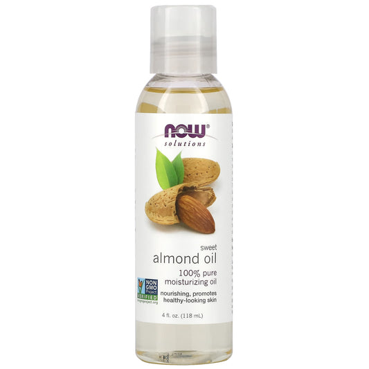 NOW Foods-Solutions-Sweet Almond Oil-4 fl oz (118 ml)
