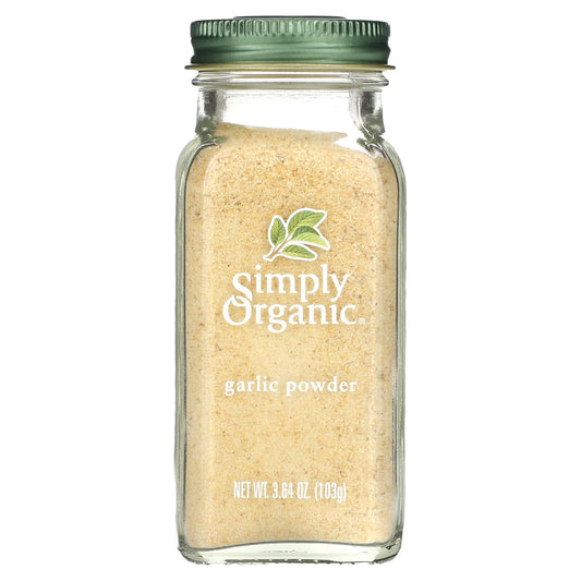 Simply Organic-Garlic Powder-3.64 oz (103 g)