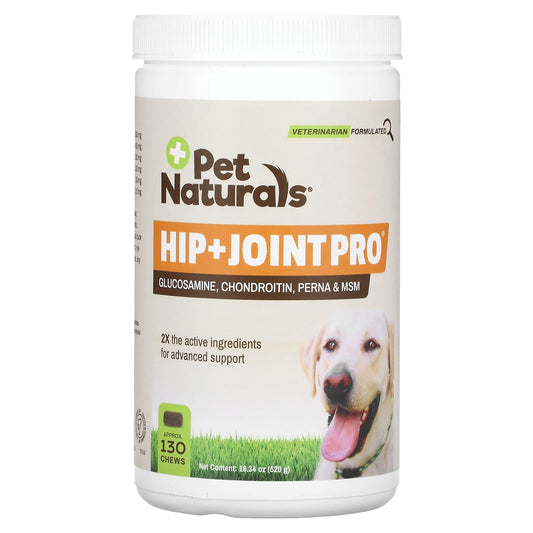 Pet Naturals-Hip + Joint Pro-For Dogs-130 Chews-18.34 oz (520 g)