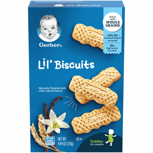 Gerber-Lil' Biscuits-12+ Months-4.44 oz (126 g)