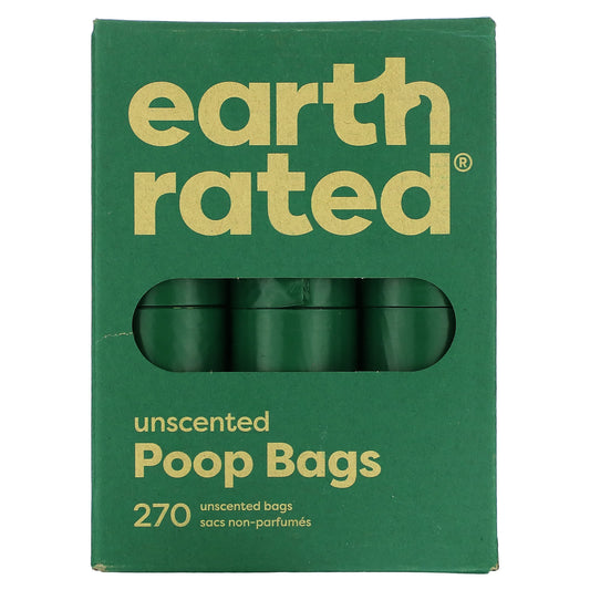 Earth Rated-Dog Poop Bags-Unscented-270 Bags