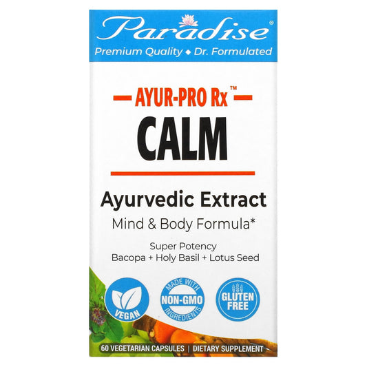 Paradise Herbs-AYUR-Pro Rx-Calm-60 Vegetarian Capsules