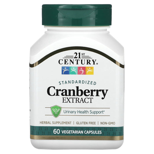 21st Century-Cranberry Extract-Standardized-60 Vegetarian Capsules