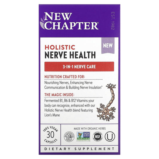New Chapter-Holistic Nerve Health-30 Capsules