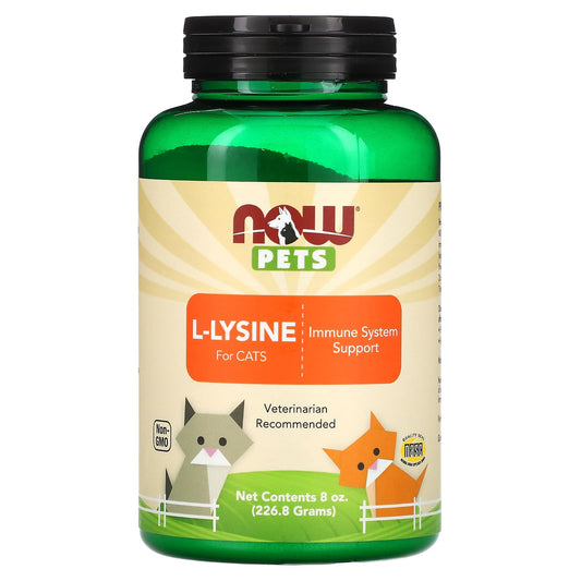 NOW Foods-Pets-L-Lysine for Cats-8 oz (226.8 g)