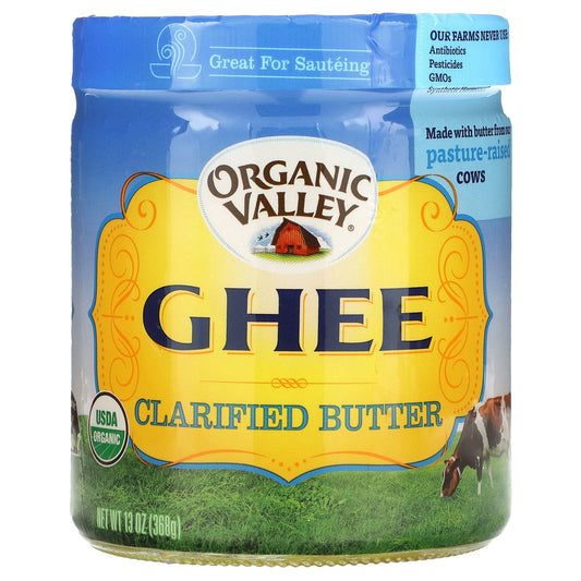 Organic Valley-Ghee-Clarified Butter-13 oz (368 g)