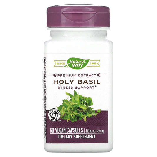 Nature's Way-Holy Basil-450 mg-60 Vegan Capsules