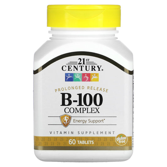 21st Century-B-100 Complex-Prolonged Release-60 Tablets