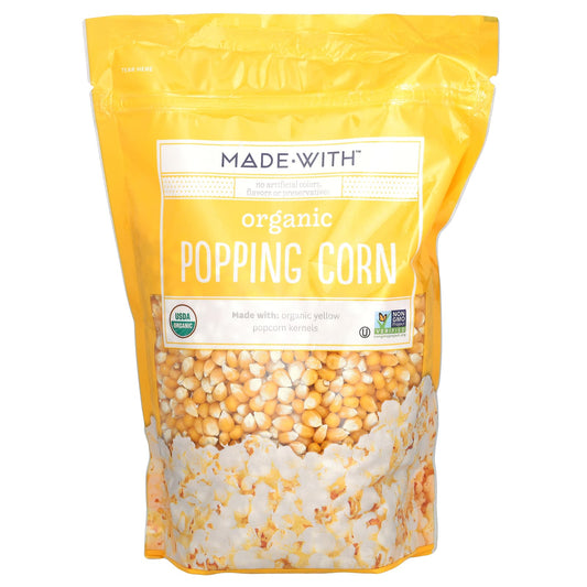 Made With-Organic Popping Corn -2 lbs (946 g)