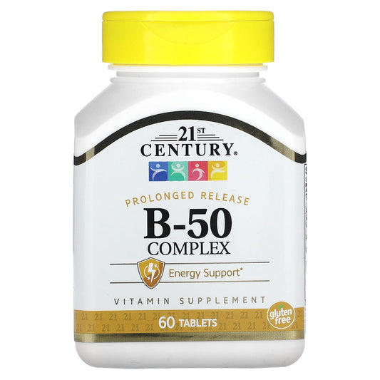 21st Century-B-50 Complex-Prolonged Release-60 Tablets