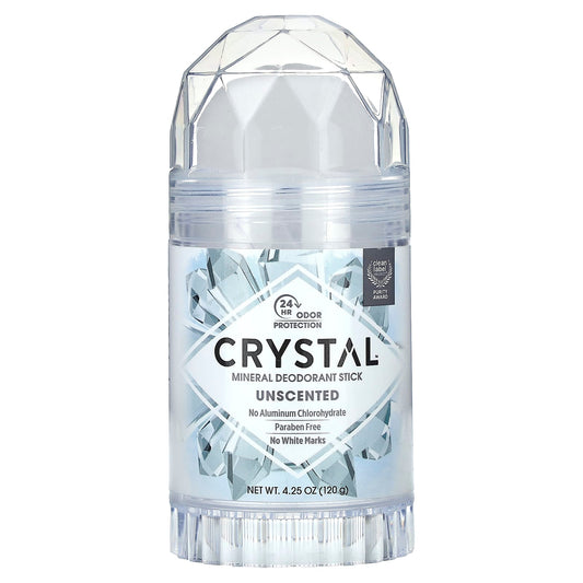 Crystal-Mineral Deodorant Stick-Unscented-4.25 oz (120 g)
