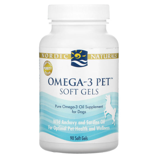 Nordic Naturals-Omega-3 Pet-For Dogs-90 Soft Gels