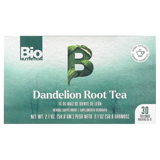 Bio Nutrition-Dandelion Root Tea-Caffeine Free-30 Tea Bags-2.1 oz (58.8 g)