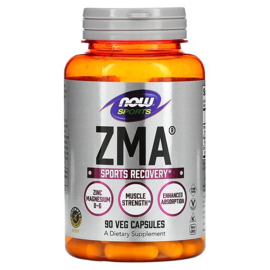 NOW Foods-Sports-ZMA-Sports Recovery-90 Veg Capsules