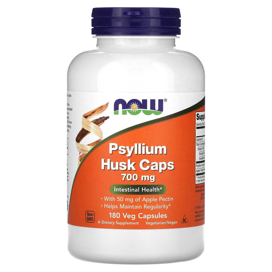 NOW Foods-Psyllium Husk Caps-700 mg-180 Veg Capsules