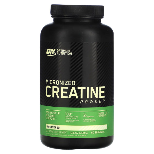 Optimum Nutrition-Micronized Creatine Powder-Unflavored-10.6 oz (300 g)