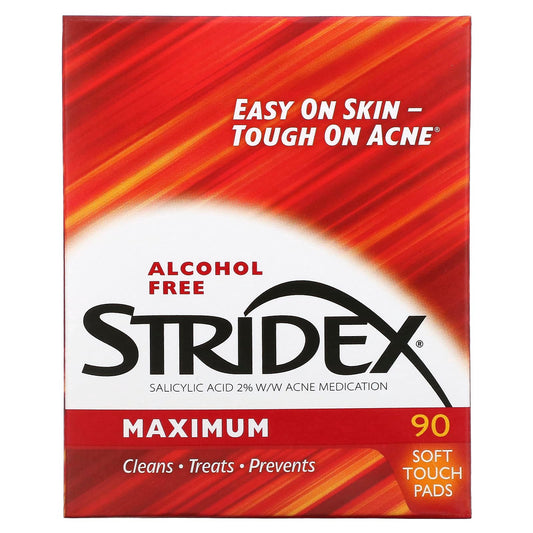 Stridex-Maximum-Alcohol Free-90 Soft Touch Pads