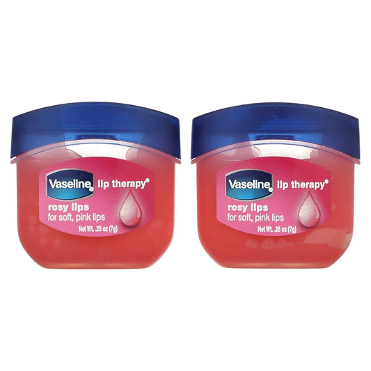 Vaseline-Lip Therapy-Rosy Lips-2 Packs-0.25 oz (7 g) Each