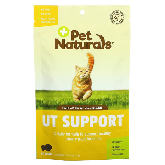 Pet Naturals-UT Support- For Cats-All Sizes-60 Chews-2.65 oz (75 g)
