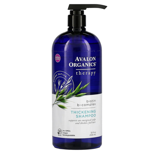 Avalon Organics-Thickening Shampoo-Biotin B-Complex-32 fl oz (946 ml)