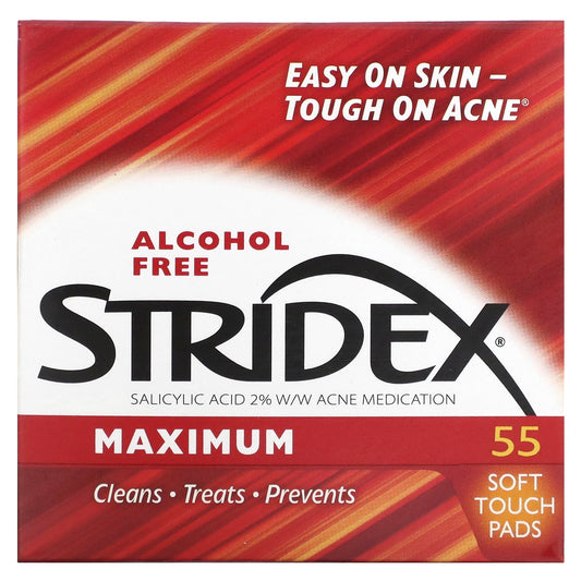 Stridex-Maximum-Alcohol Free-55 Soft Touch Pads