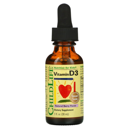ChildLife Essentials-Vitamin D3-Natural Berry-1 fl oz (30 ml)