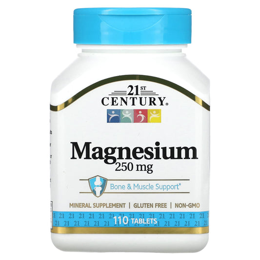21st Century-Magnesium-250 mg-110 Tablets