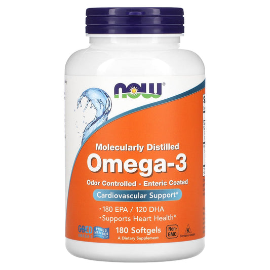 NOW Foods-Omega-3-180 EPA / 120 DHA-180 Softgels